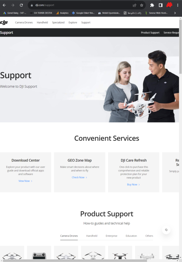 dji.com/support